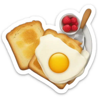 paie le petit déjeuner sticker
