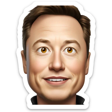 elon musk sticker