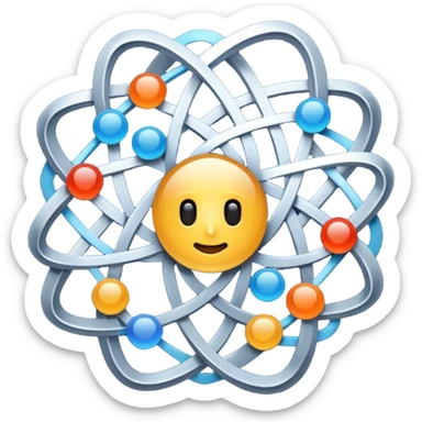 Quantum mechanics sticker