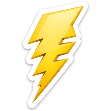 make lightning emoji sticker