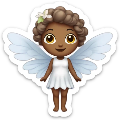 cute Angel fairy with wings sticker