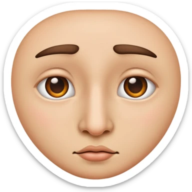 nose from the side sticker