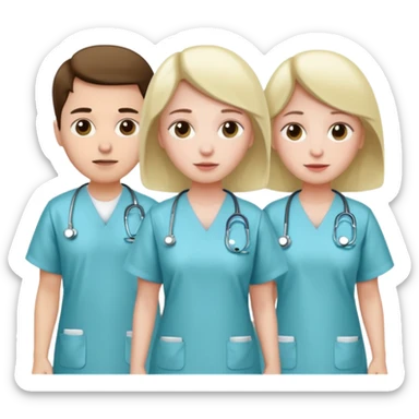 patients hospital sticker