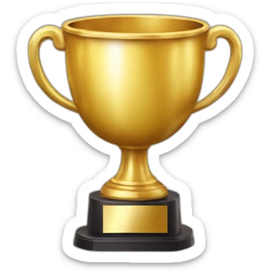 guante de oro trofeo  sticker