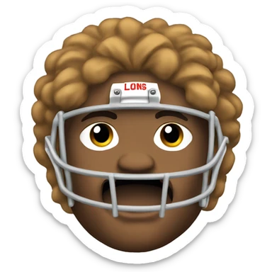 Lions Football Icon sticker