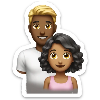 Boyfriend and girlfriend  sticker