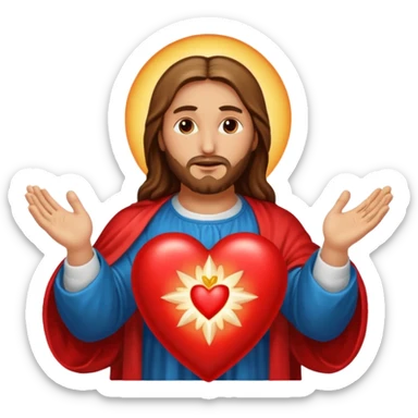 Sacred heart of Jesus sticker