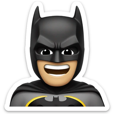 Batman smiling sticker