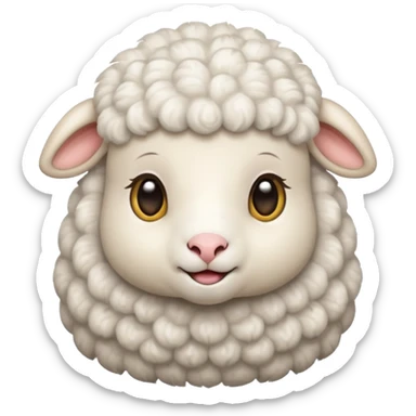 baby sheep sticker
