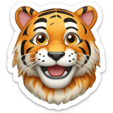 Funny Tiger sticker