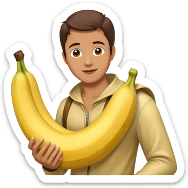 Bananas and Mohan sticker