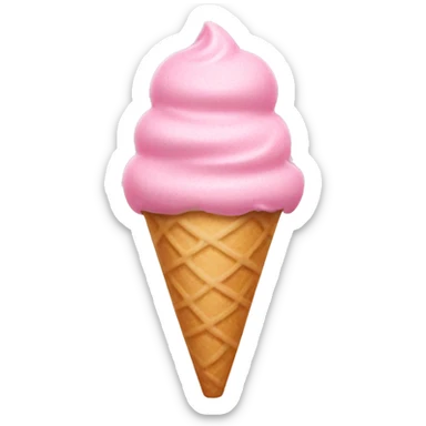 pink sprinkle ice cream sticker