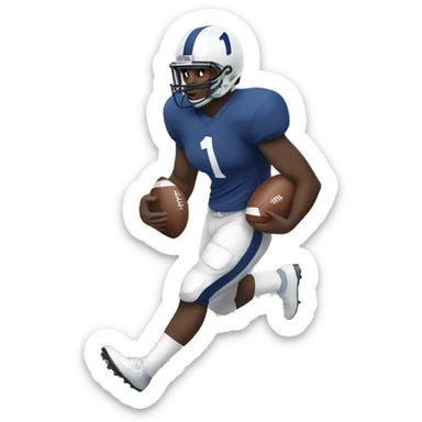 #11 Playing football sticker