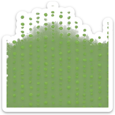 un lápiz de color verde oliva sticker