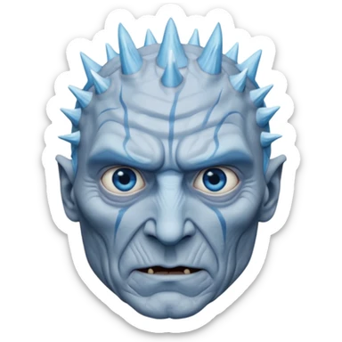 night king  from Games of throne character face only front face sticker