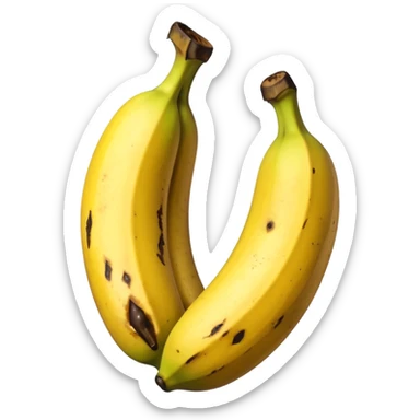 dark mysterious banana weird  sticker