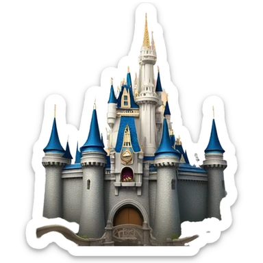 Magic kingdom castle sticker