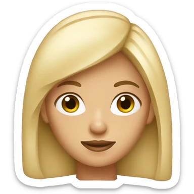 a blong woman sticker