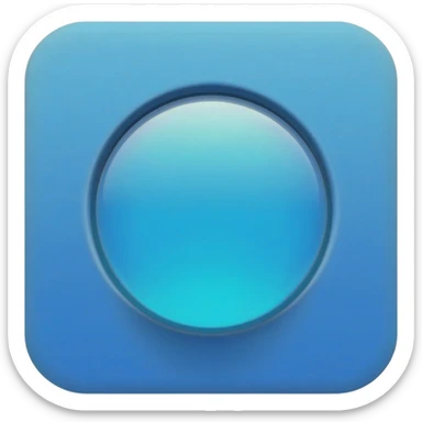 Bule Light Switch sticker