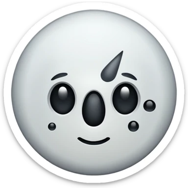 white tick with a blue background in a round shape sticker