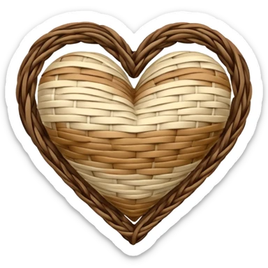boho heart sticker