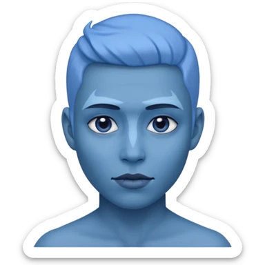 ✅️ has ese amoji azul sticker