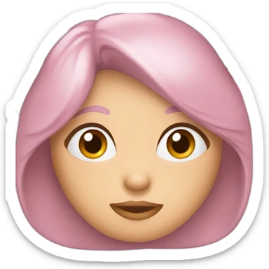 Un fiocco di colore rosa sticker