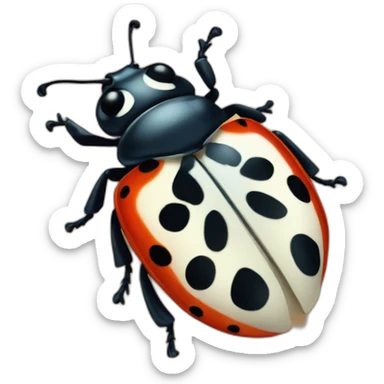 Coccinelle sticker