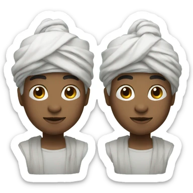 Boy with turban wear vr sticker