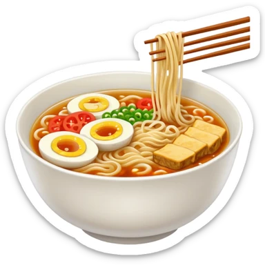 Ramen in a Bowl. sticker