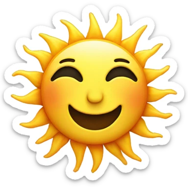 Sun sticker