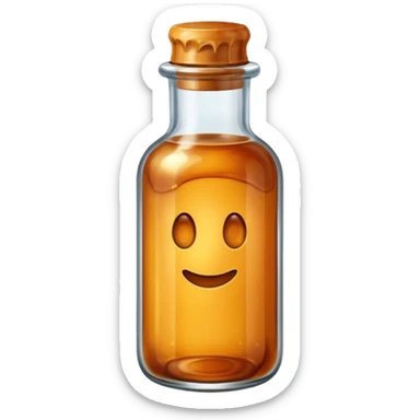caramel in bottle sticker