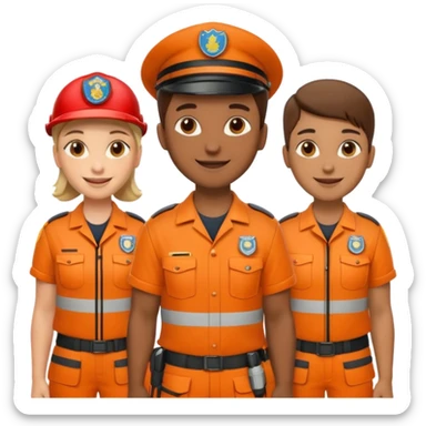 wildlife rescue workers, no animal in the image sticker