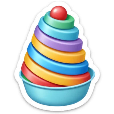 A scoop of ribbon sticker