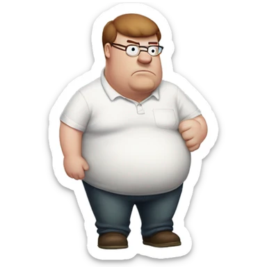 peter griffin pregnant sticker