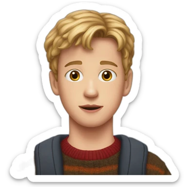 Home alone guy, McCauley caulkin when he was young sticker