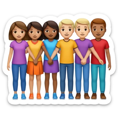 UN MUNDO UNIDO sticker