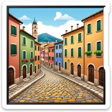 Italy town sticker