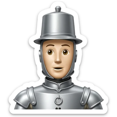 the tin man from the wizard of oZ sticker
