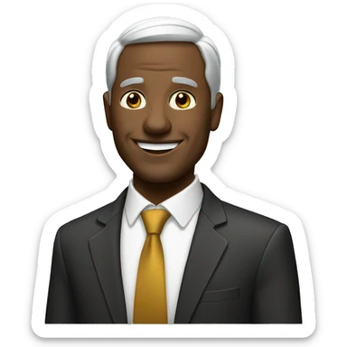 successful man sticker