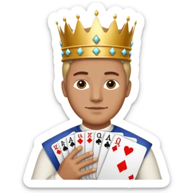 king of gamble sticker