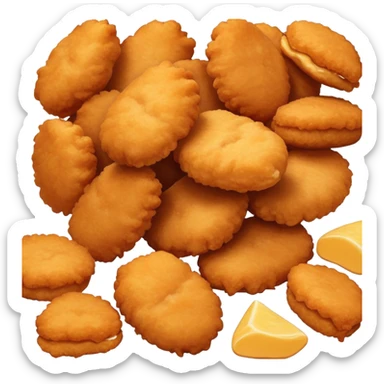 Chicken nuggets from KFC sticker