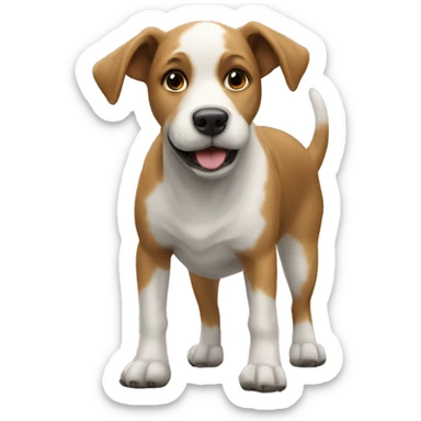 Dog who scores goals with Ronaldo sticker