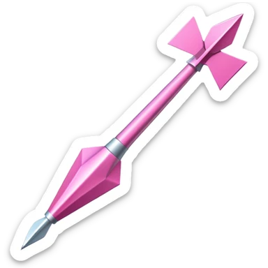 pink dart arrrow sticker