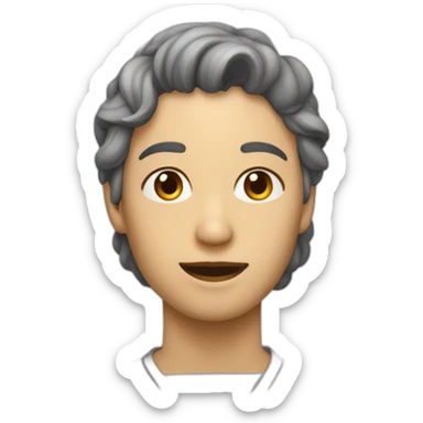 Un câlin d'un homme a une femme sticker