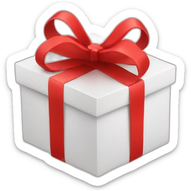 open gift box red sticker