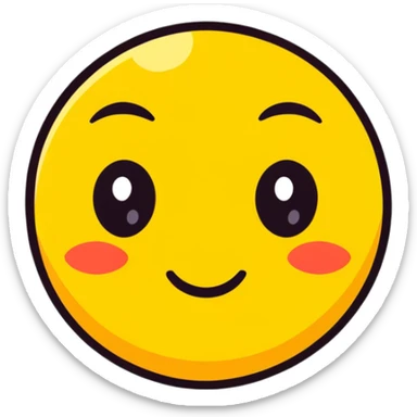 Emoji doing a side eye  sticker