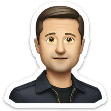 Volodymyr Zelensky sticker