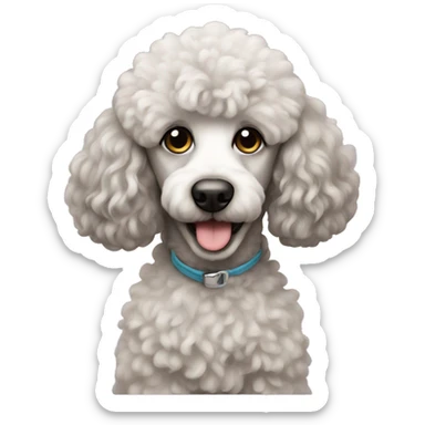 Poodle sticker