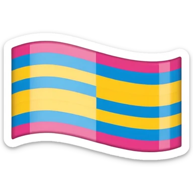 Pansexual flag sticker